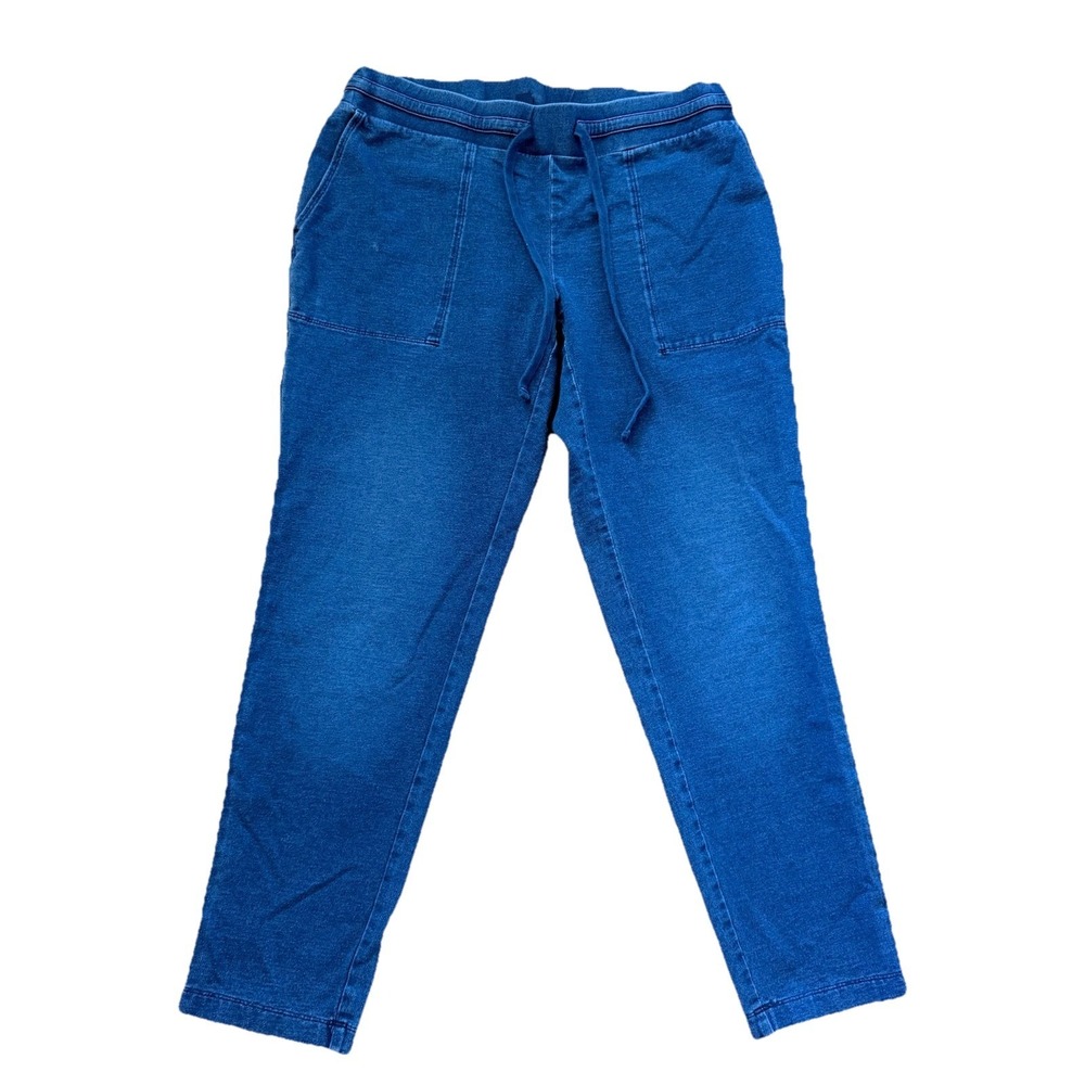 Pure J. Jill Indigo Jeggings Womens Small Petite Blue Cotton Elastic Waist Ankle